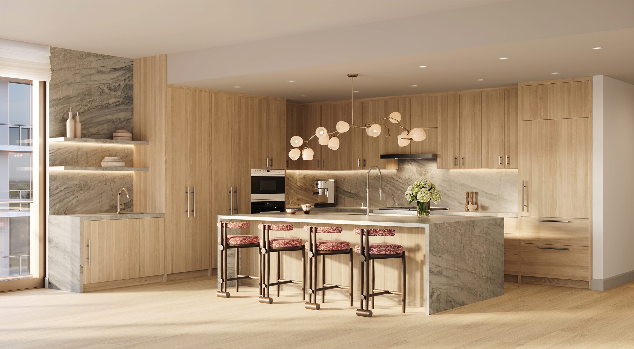 Nora House Unit 1001 kitchen